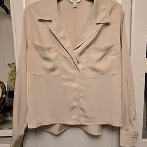 Banana Republic Cream Button Down Shirt